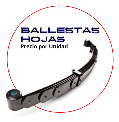 Hoja 1ra Ballesta Cargo 1721 Ballestin Chasis Corto Trasera