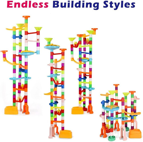 Ifollower Marble Run 135 Piezas Juego De Laberinto De Mármol