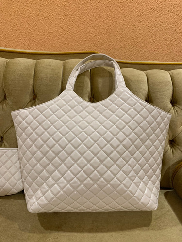 Bolsa Chanel Blanca De Lujo Givenchy Dior Versace Lv Gucci Blanco Lisa Níquel Blanco (Usado)
