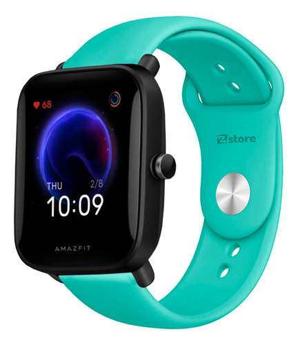 Correa Compatible Amazfit Bip U Verde Esmeralda Broche 20m