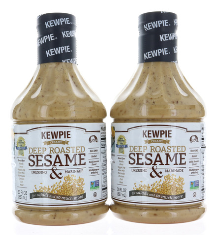 Kewpie - Paquete De 2 Aderezo Cremoso De Ssamo Tostado Profu