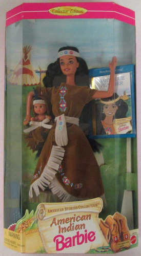 American Indian Barbie Colección American Stories Edición.