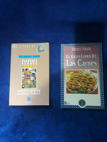 Libros De Plantas /flores Mes A Mes Y Cocina De Puglia Nuevo