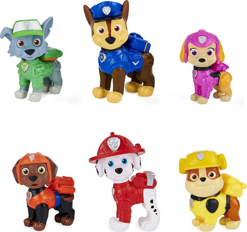 Paw Patrol Movie Pups Gift Pack 6 Brinquedos Colecionáveis