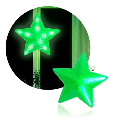 Estrella Luz Led Grande Ventana Puerta Navidad 2294v
