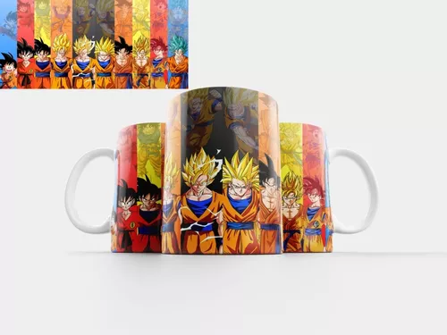 Caneca Goku e Personagens do Dragon Ball Z