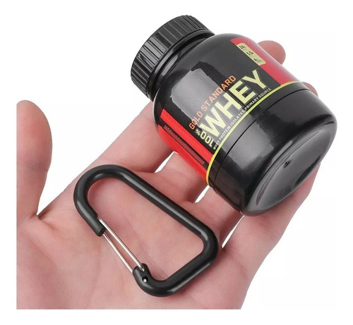 Llavero Bote De Proteína Para Llevar Scoop Portátil Embudo