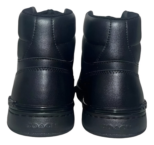 Tenis Coach Clip Court High Color Negros Para Hombre - Original / Nuevo