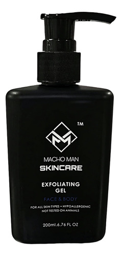 Macho Man Skincare - Gel Exfoliante - Unisex - Todo Natural 