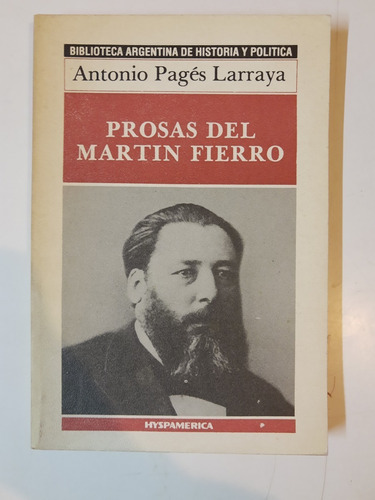 Prosas Del Martin Fierro - Antonio Pages Larraya - L375 