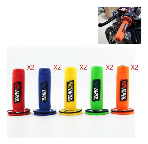 Puños Protaper 10 Pzs Universal Para Moto 22mm (7/8 Pulgada)