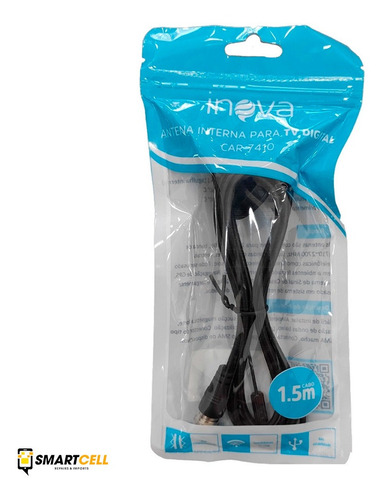Imagem 2 de 3 de Antena Interna Para Tv Digital Inova Original Car-7410