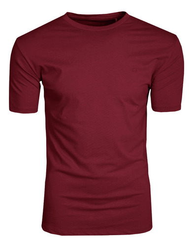 Camiseta Ogochi Masculina Slim Fit Básica 100% Algodão