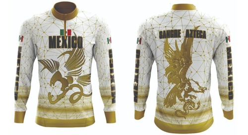 Jersey Deportivo Blanco Mexico Aguila Patria