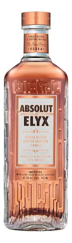 Pack De 6 Vodka Absolut Elix Edición Especial 750 Ml