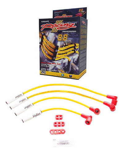 Set De Cables Bujías Racing Cerámica Fiat Palio 4cil 1.8