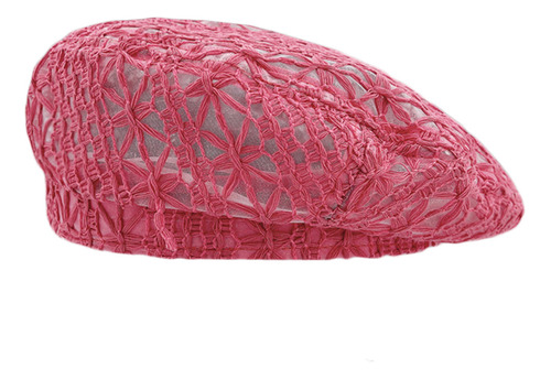 Boina Ligera De Ganchillo Para Mujer Boina De Color Liso Hat
