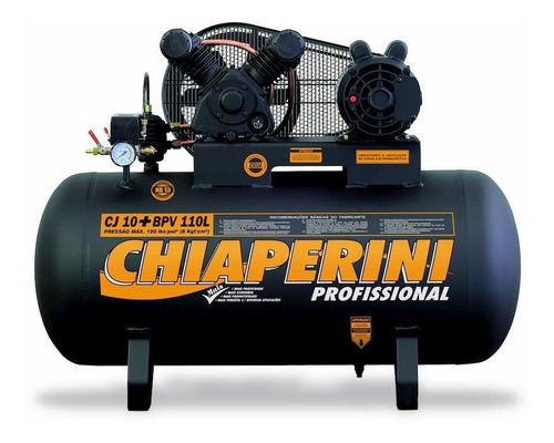 Compressor De Ar B.pressão Tri 2hp 110l 000643 Chiaperini
