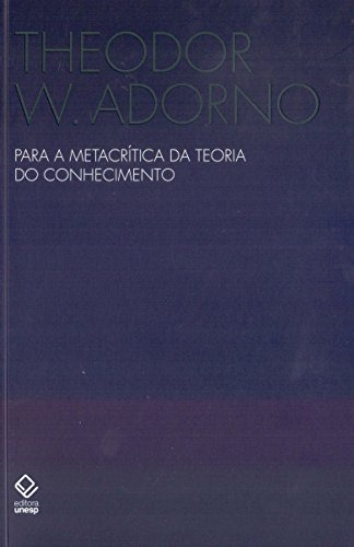 Libro Para A Metacrítica Da Teoria Do Conhecimento Estudos S