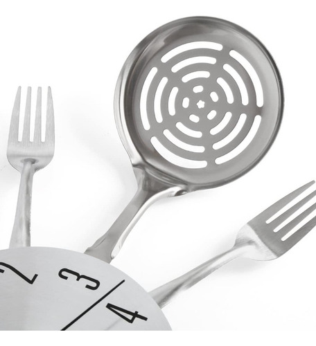 Relojes De Pared De Cocina Grandes Con Cucharas Y Tenedores,