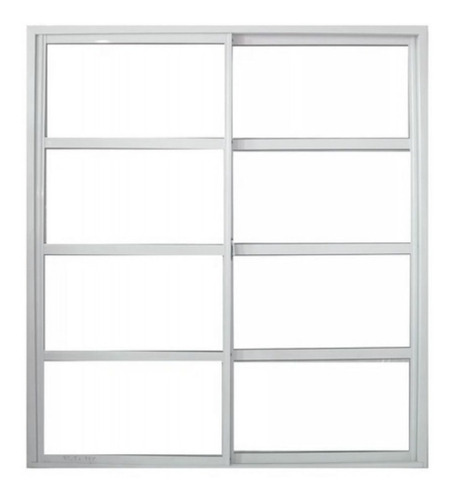 Ventana Balcon 150 X 200 Alum Blanco Est Americano Herrero 