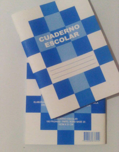 Cuaderno Pequeño Engrapado 1 Linea 100 Hojas