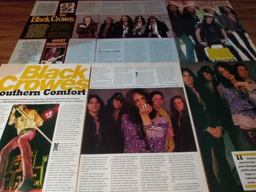 (ab108) The Black Crowes * Recortes Revistas Clippings
