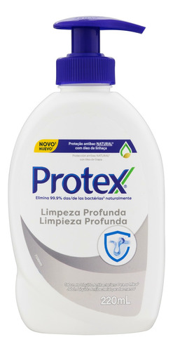 Sabonete líquido Protex Limpeza Profunda Antibacteriano em líquido 220 ml