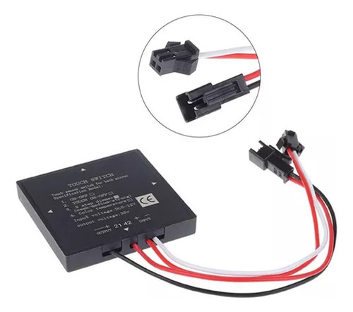 2 Pzs Apagador Touch Interruptor Dimmer Led Espejos Vidrio