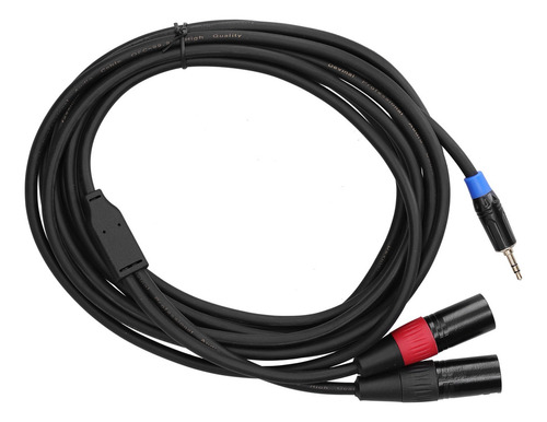 Ds Conversor De Conector Dual Estéreo De 3,5 Mm A 2 Cables