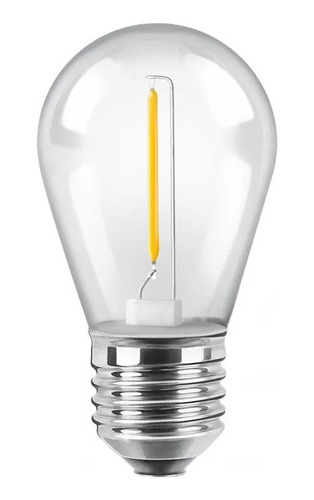 Lampara Mini Edison Vintage Led Color 1w Amarilla