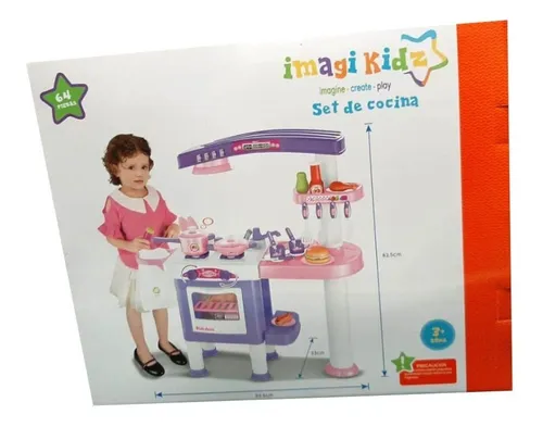 Imagi Kidz Cocina Top Con Accesorios Para Ni as Env o gratis