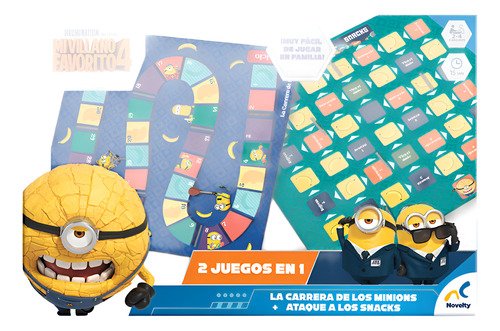 Juego De Mesa 2 En 1 Mi Villano Favorito 4 Didacticos