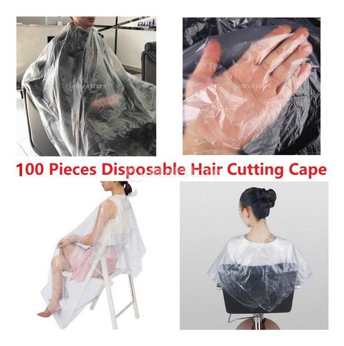 Xr Tinte De Pelo Desechable Ajustable Babero Peinado 64x84cm