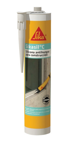 Sikasil C Sellador De Silicona Blanca 280ml