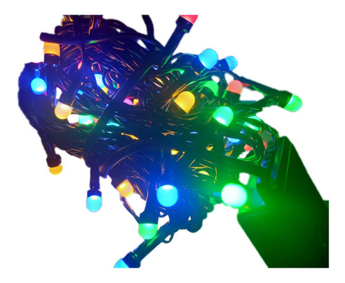 Luces Led X100 Multicolor Guirnalda Navidad Navideñas 