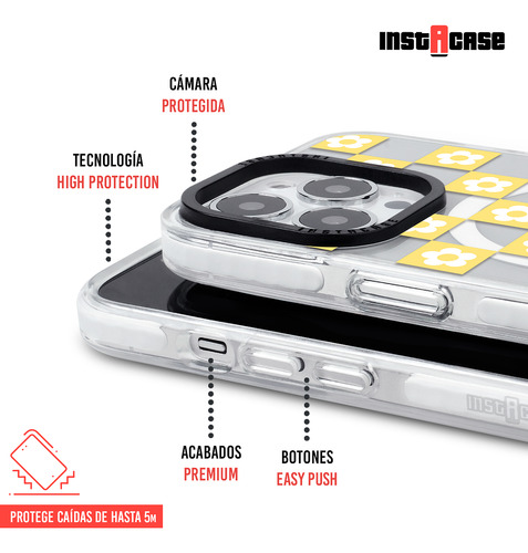 Funda Para iPhone Magsafe Para Mujer Nombre Flores Cuadros