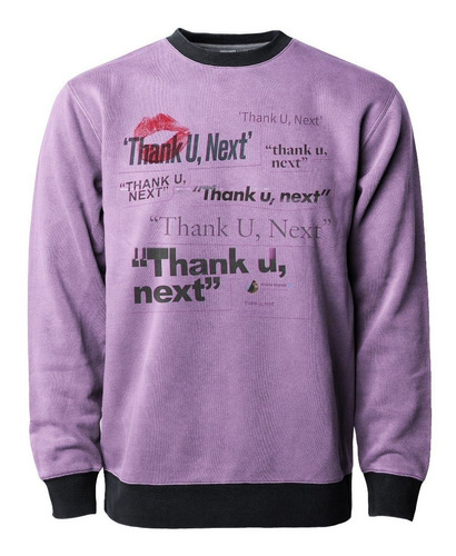 Blusa Moletom Ariana Grande Thank You Next Billboard Hot 100 | Mercado Livre