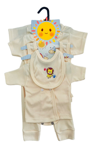 Set Ropa Para Bebé Recién Nacido 6 Pzs 0-3m Varios Colores V