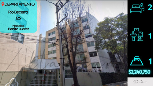 Venta De Departamento (112m2) A 5 Mins De Av. Insurgentes, Metropoli Patriotismo Y W.t.c.. Frente A Colonia Del Valle. Db15-r30