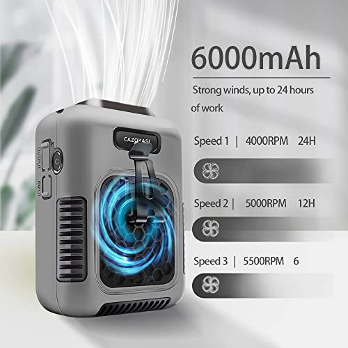 Ventilador Corporal Portátil Cazokasi 2023 Con Clip En La Ci