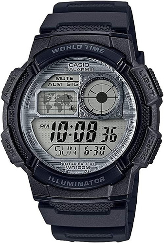 Reloj Digital Casio Ae-1000w-7av Resistente Al Agua 100mts C