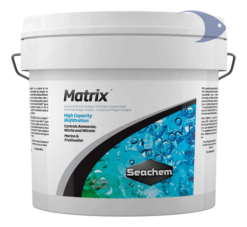 Seachem Matrix 4l Medía Filtrante Alta Porosidad P/ Acuario 