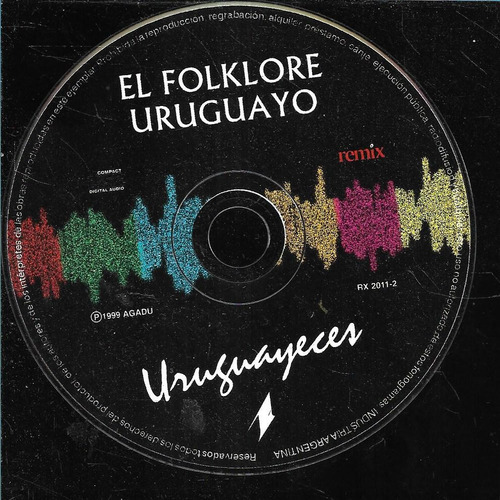 Uruguayeces 1 Album El Folklore Uruguayo Cd S/portada 