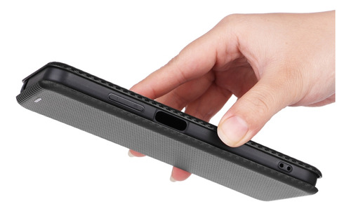 Estuche Con Textura De Fibra De Carbono
