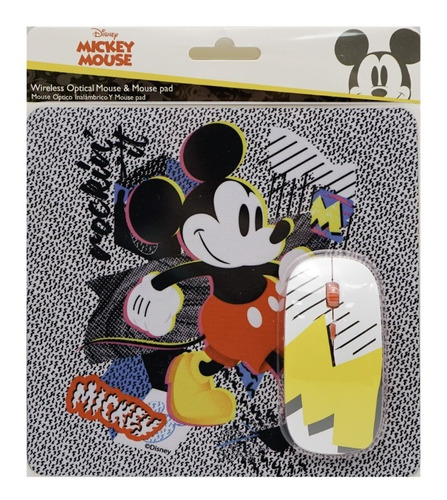 Mouse Óptico Marvel Inalámbrico Mickey Mouse