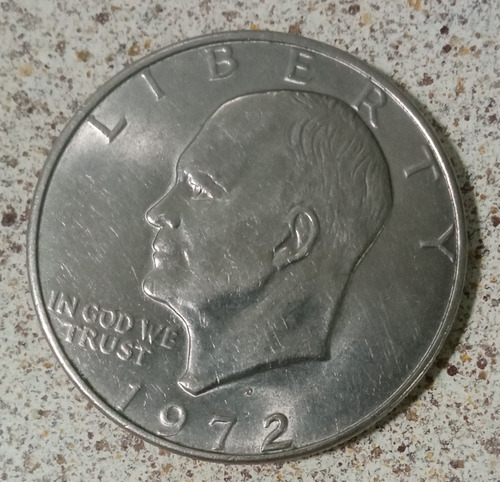 Moneda De 1 Dólar 1972 Presidente Eisenhower Excelente