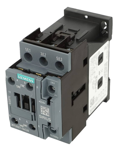 Contactor 32 Amps B-24vac S0 C-1na-1nc Siemens 3rt2027-1ac20