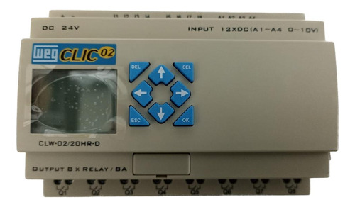  Clp Clic02 Clw-02 20hr-12d 3rd Controlador Logico 12vcc Weg