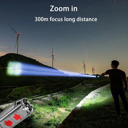 Y A 4pzs Lampara Led Portatil Luz Recargable Potencia 3.0